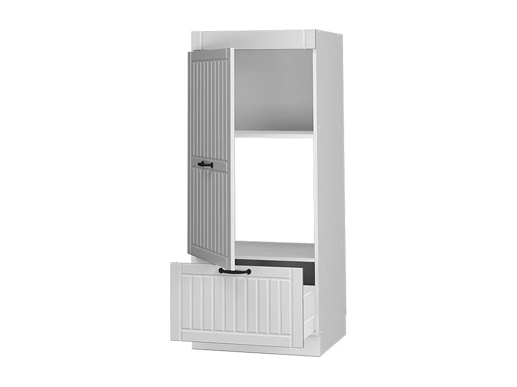 Armoire micro-ondes blanc campagne 60x58.1x153.6 fame-line