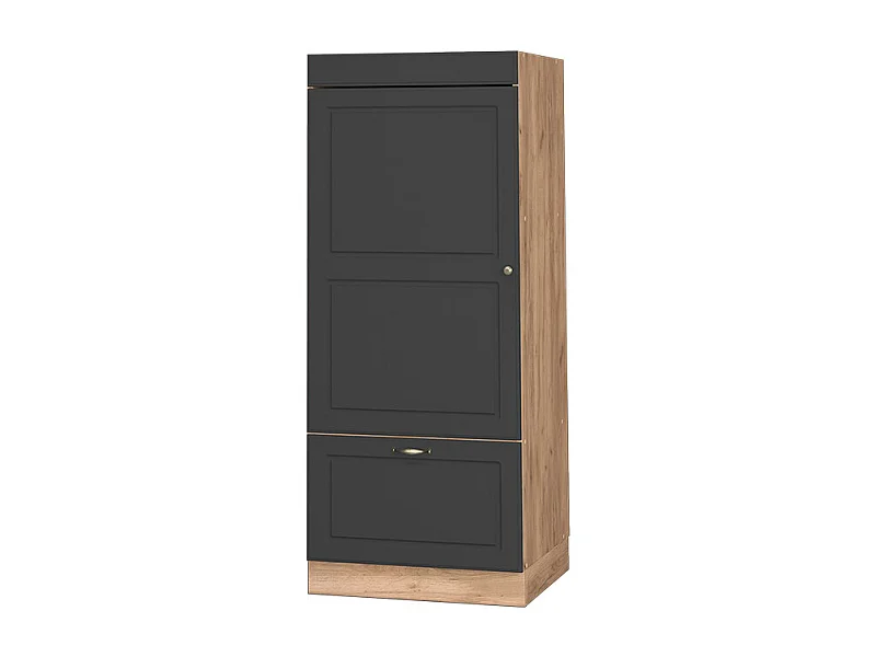 Mikrowellenschrank anthrazit-gold 60x58.1x153.6 fame-line