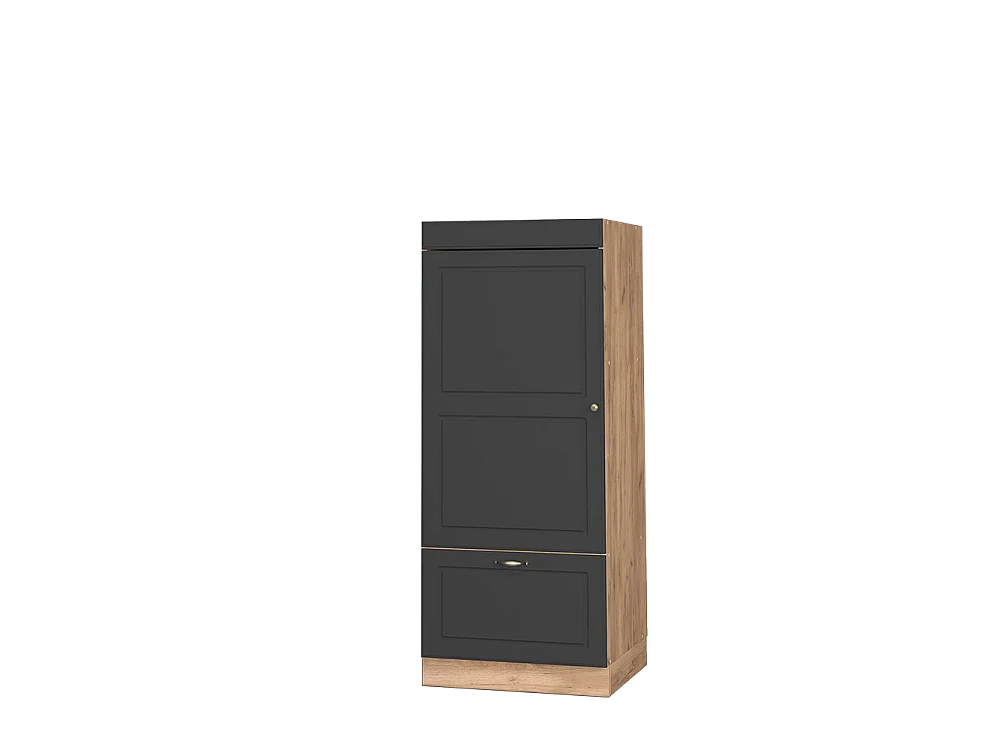 Armoire micro-ondes anthracite-or 60x58.1x153.6 fame-line