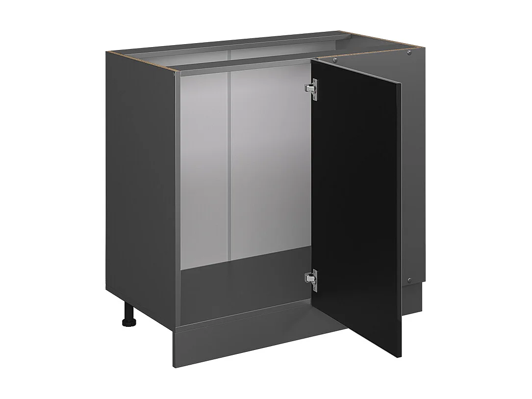 Meuble dangle noir haute brillance 86x46x81.6 r-line