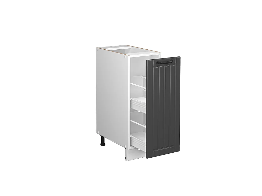 Apothekerschrank anthrazit landhaus 30x51.6x82 fame-line