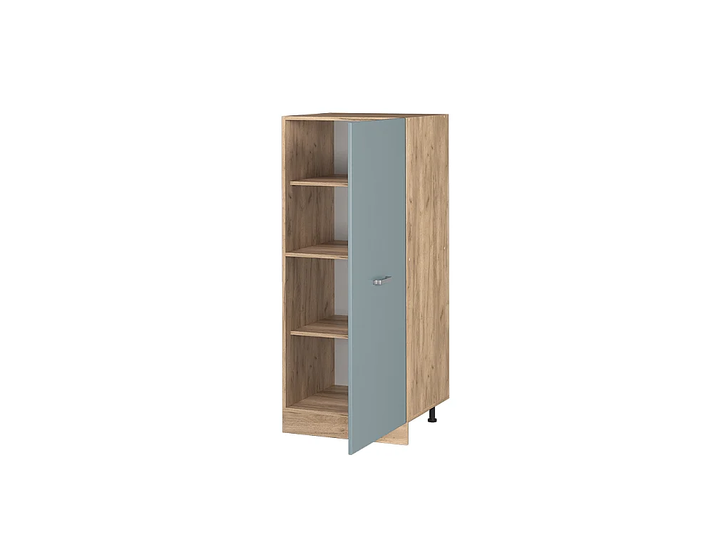 Tall cabinet blue-grey 60x57x143 r-line