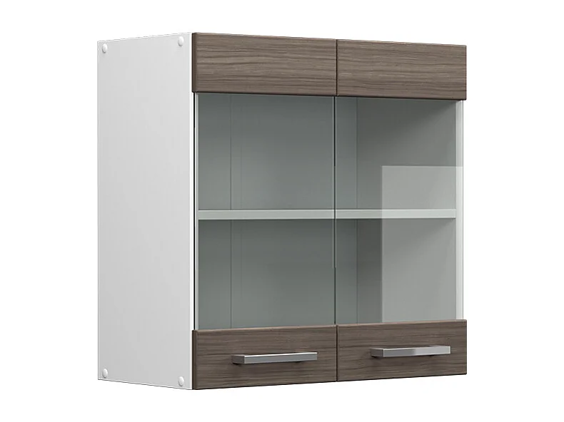 Glazen keukenkast edel grijs 60x31x60 r-line