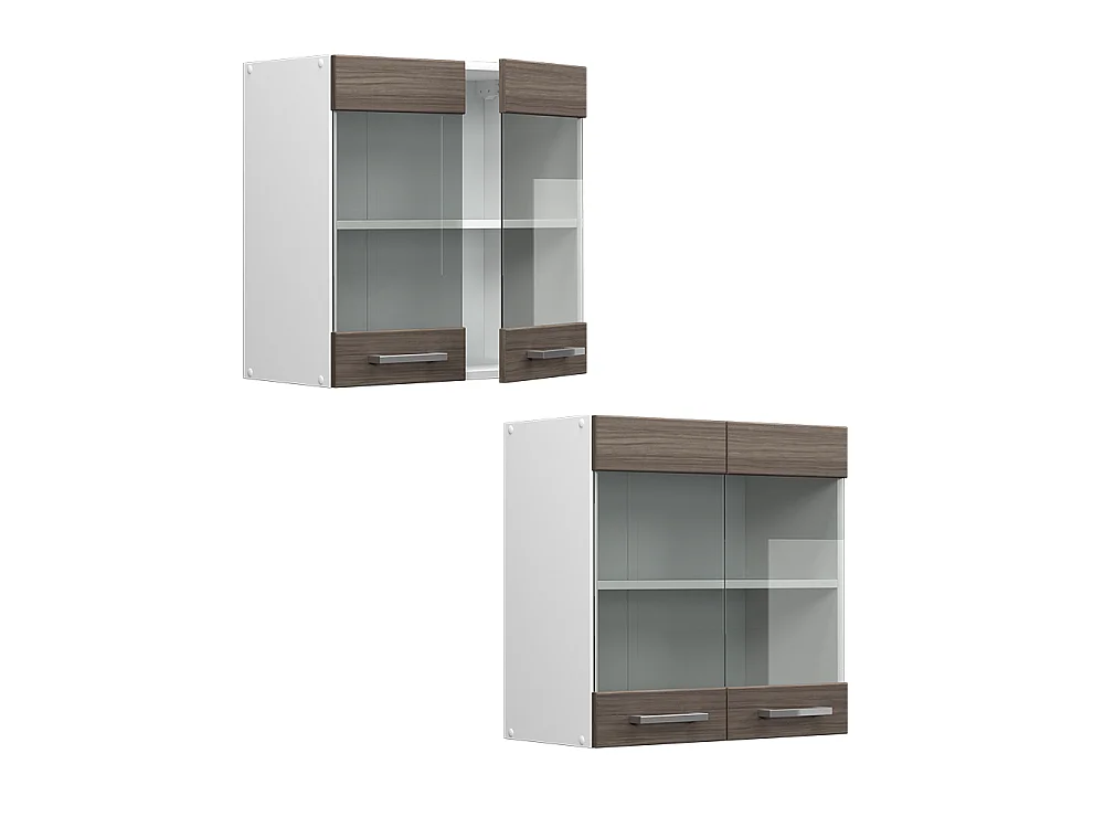 Mobile da cucina in vetro grigio nobile 60x31x60 r-line
