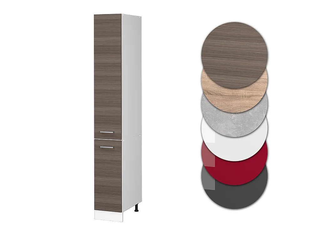 Meuble haute de cuisine gris noble 30x57.2x206.8 r-line