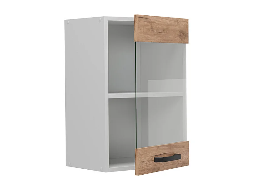 Armoire en verre chêne de force doré 40x31x60 r-line