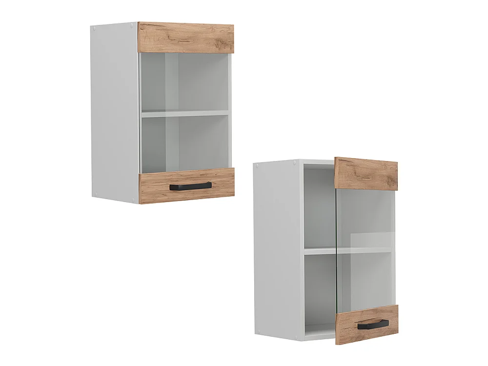 Mobile da cucina in vetro Rovere dorato 40x31x60 r-line