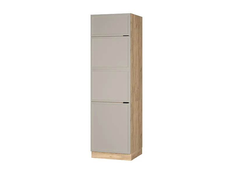 Szafka na lodówkę greybeige 60x58.1x206.8 fame-line