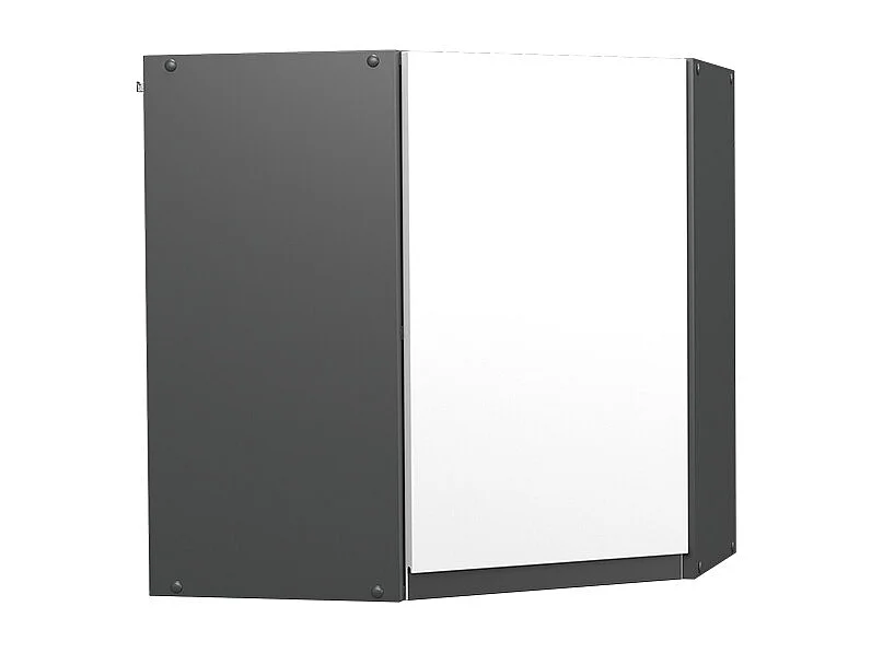 Armario colgante de esquina blanco 57x34.1x60 r-line