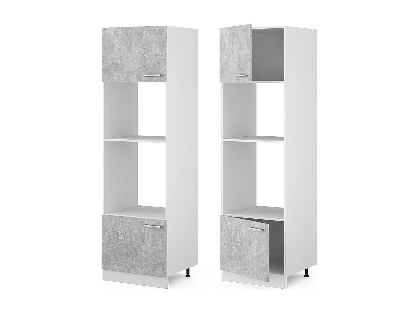 Armoire micro-ondes béton 60x57.2x206.8 r-line