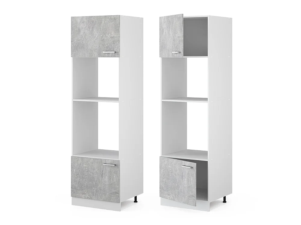 Armario para microondas hormigón 60x57.2x206.8 r-line