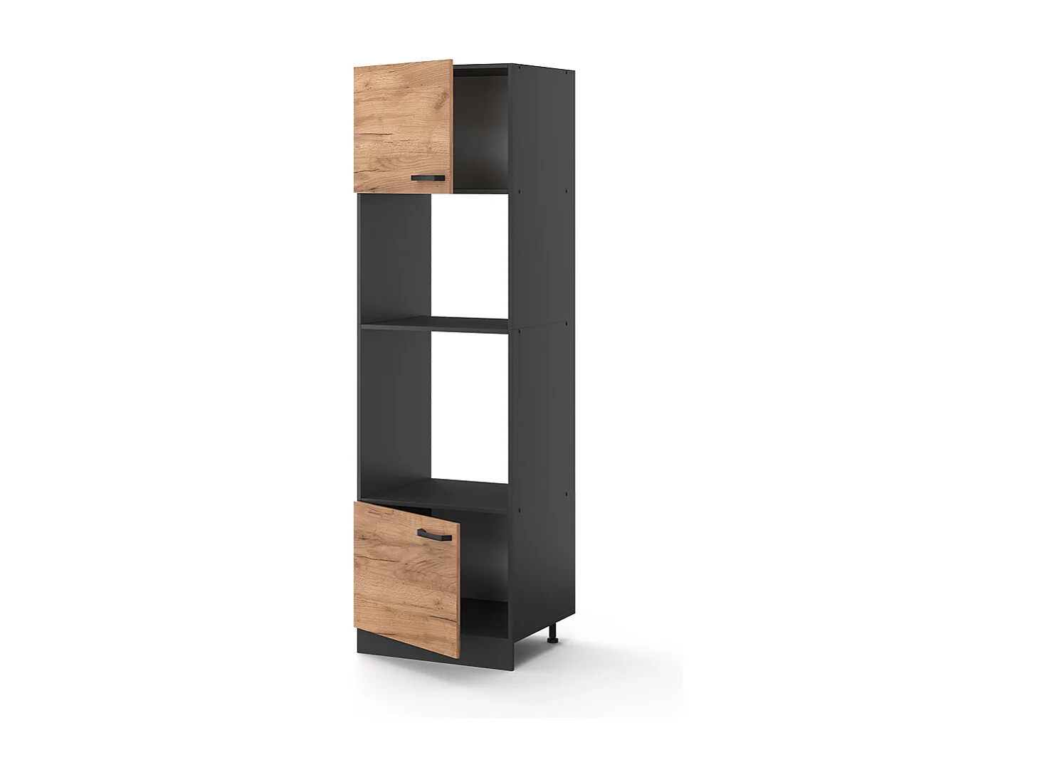 Armoire micro-ondes chêne de force doré 60x57.2x206.8 r-line