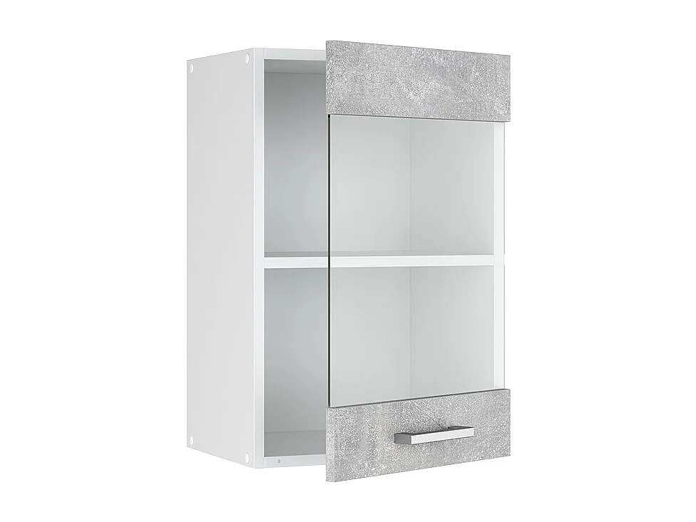 Mobile da cucina in vetro calcestruzzo 40x31x60 r-line