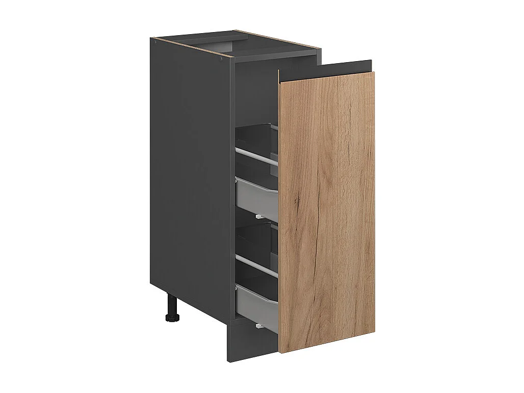 Apothekerschrank goldkraft eiche 30x46x81.6 r-line