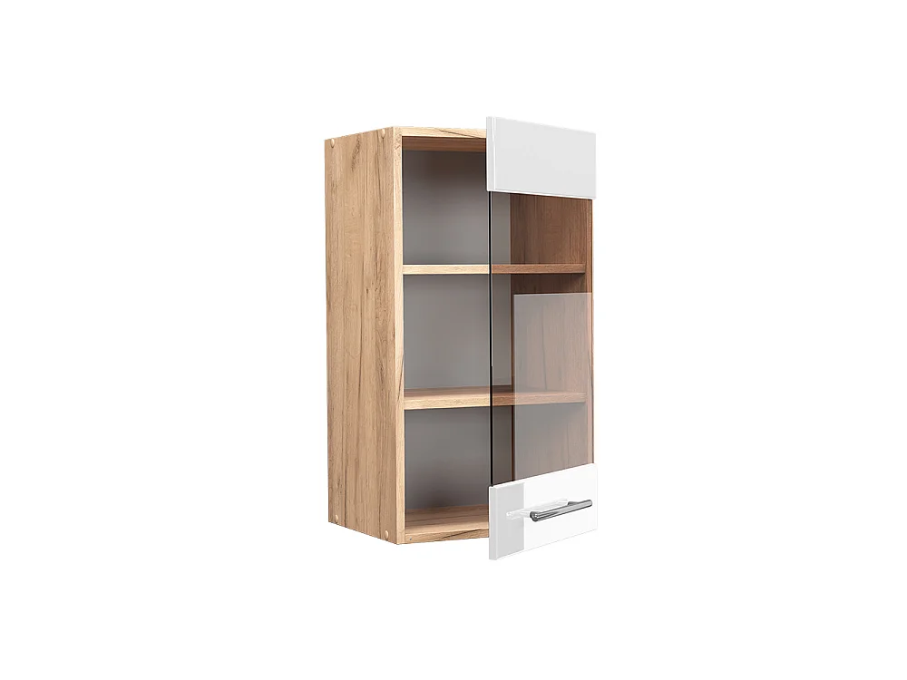Mobile da cucina in vetro bianco lucido 40x34.1x72 fame-line