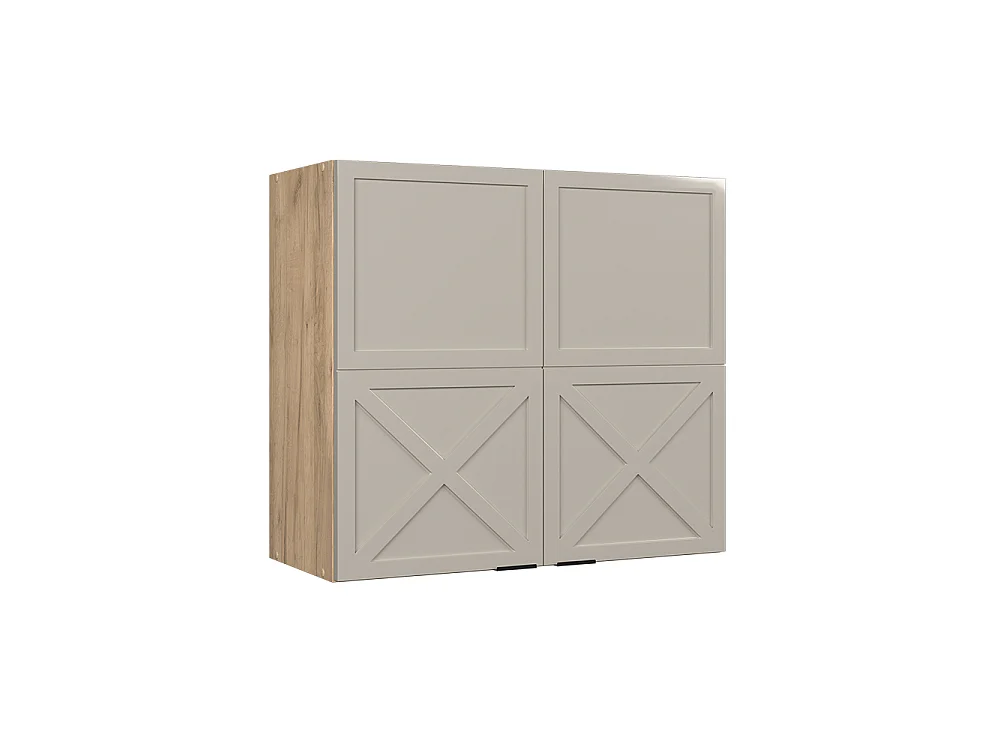 Armoire en verre grisbeige 80x34.1x72 fame-line