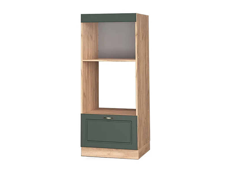 Szafka do mikrofalówki green gold country 60x58.1x153.6 fame-line