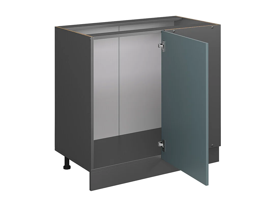 Armario de esquina gris azulado 86x46x81.6 r-line