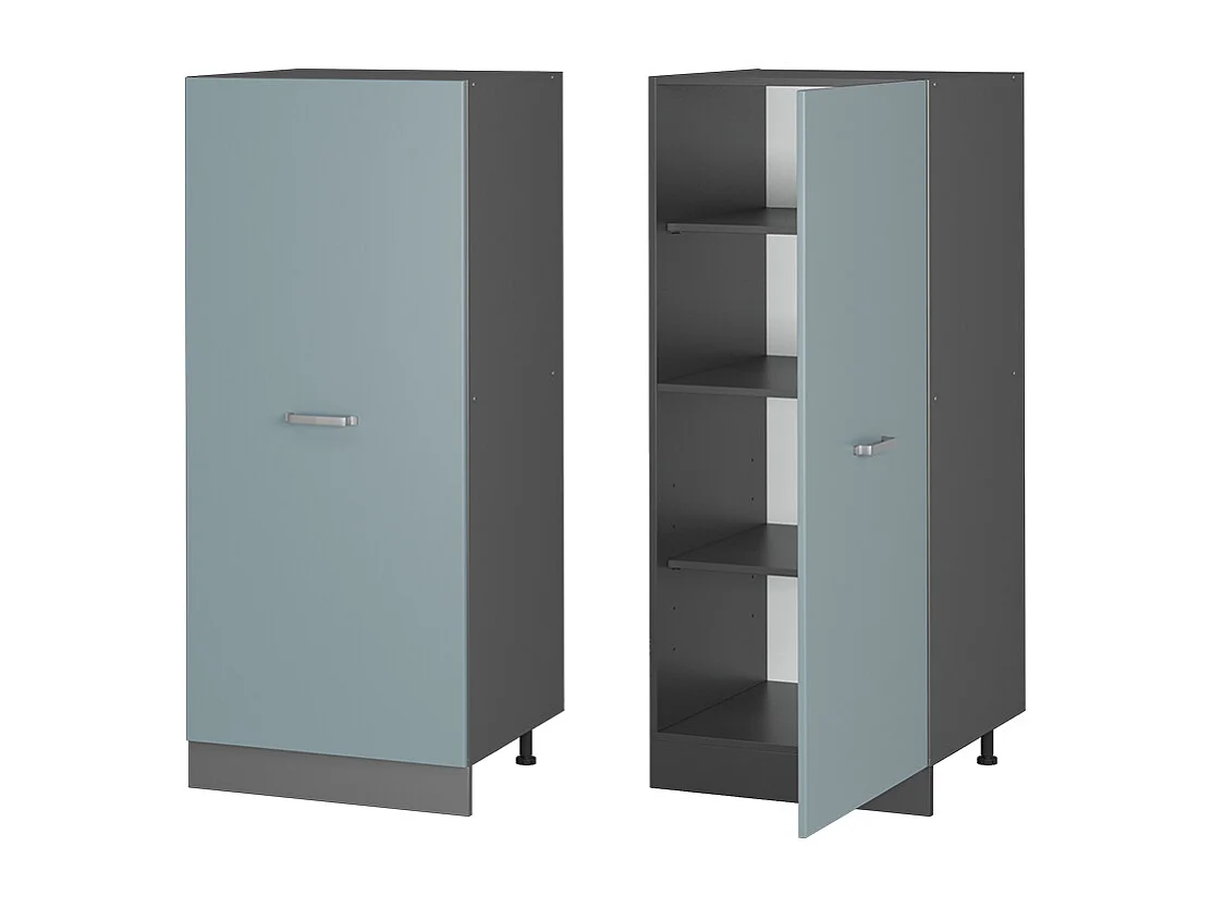Armoire haute bleu-gris 60x57x143 r-line