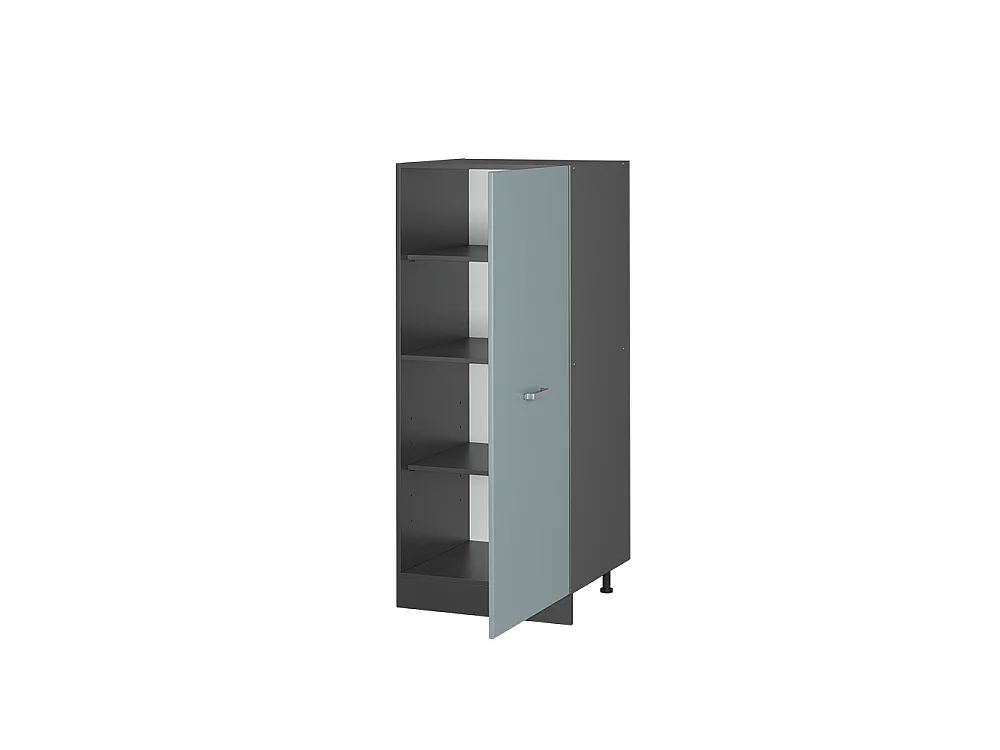 Tall cabinet blue-grey 60x57x143 r-line