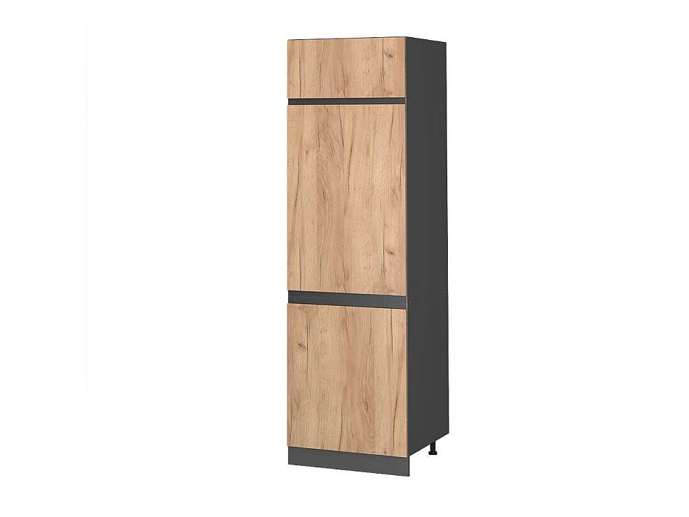 Armoire pour frigo chêne de force doré 60x57.2x206.8 r-line