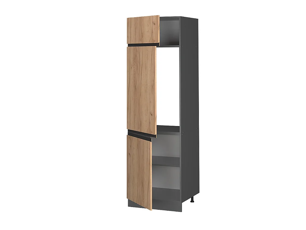 Armoire pour frigo chêne de force doré 60x57.2x206.8 r-line