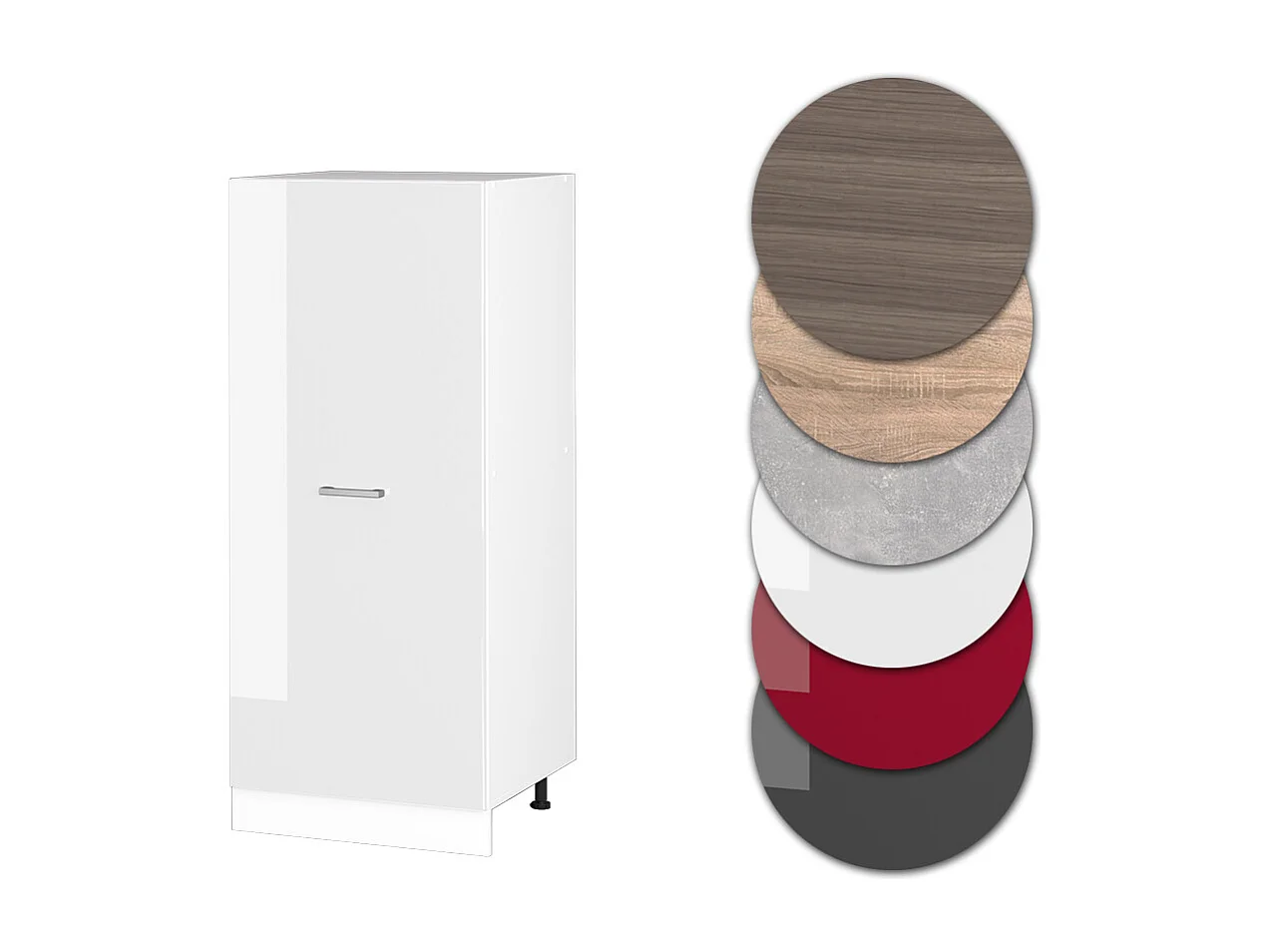 Armario alto blanco alto brillo 60x57x143 r-line