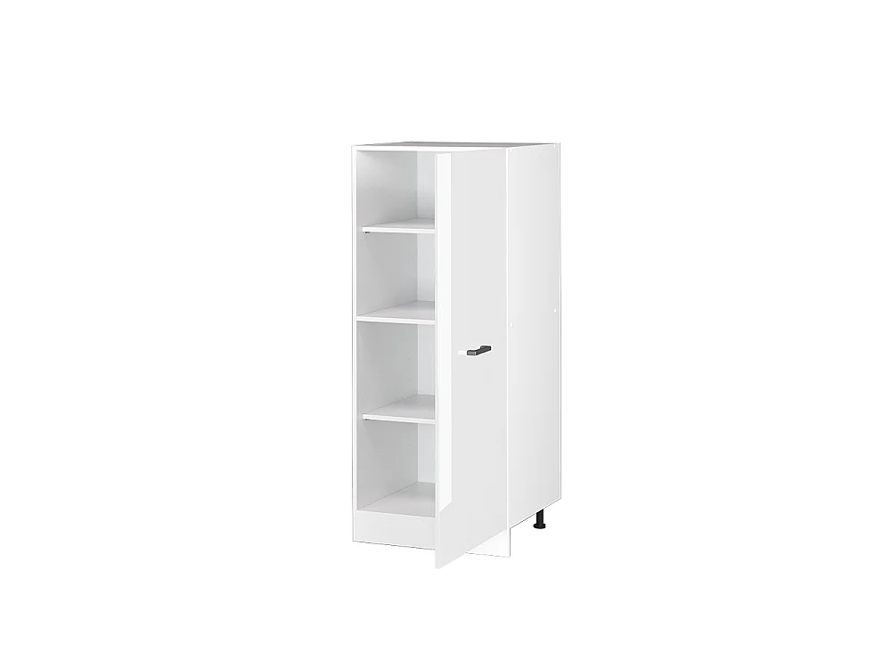 Tall cabinet white high gloss 60x57x143 r-line