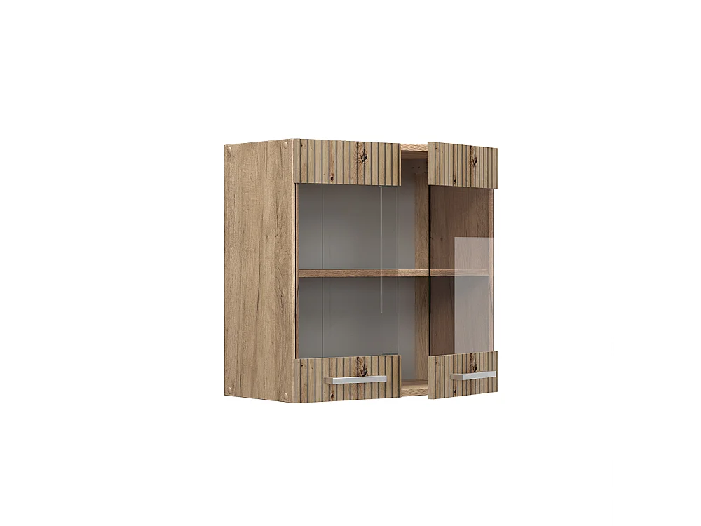 Köksglasskåp hantverks ek 60x31x60 r-line