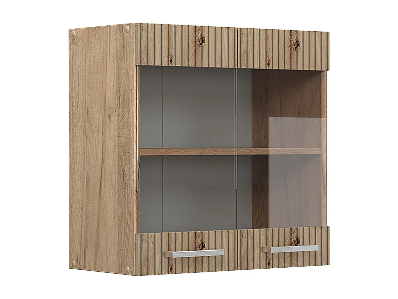 Küchenglasschrank artisan-eiche 60x31x60 r-line