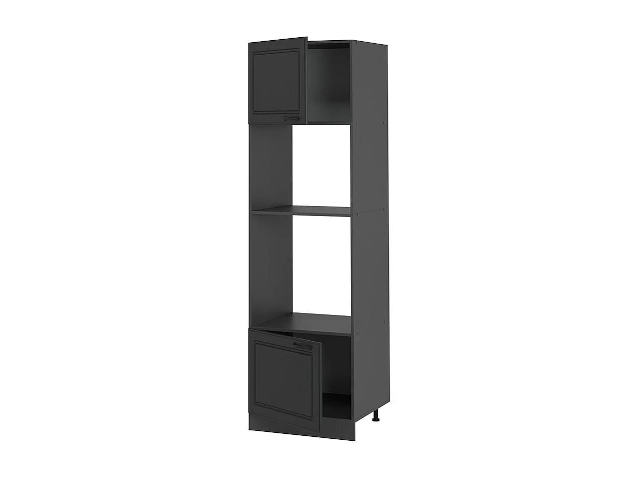 Armoire micro-ondes anthracite campagne 60x57.2x206.8 r-line
