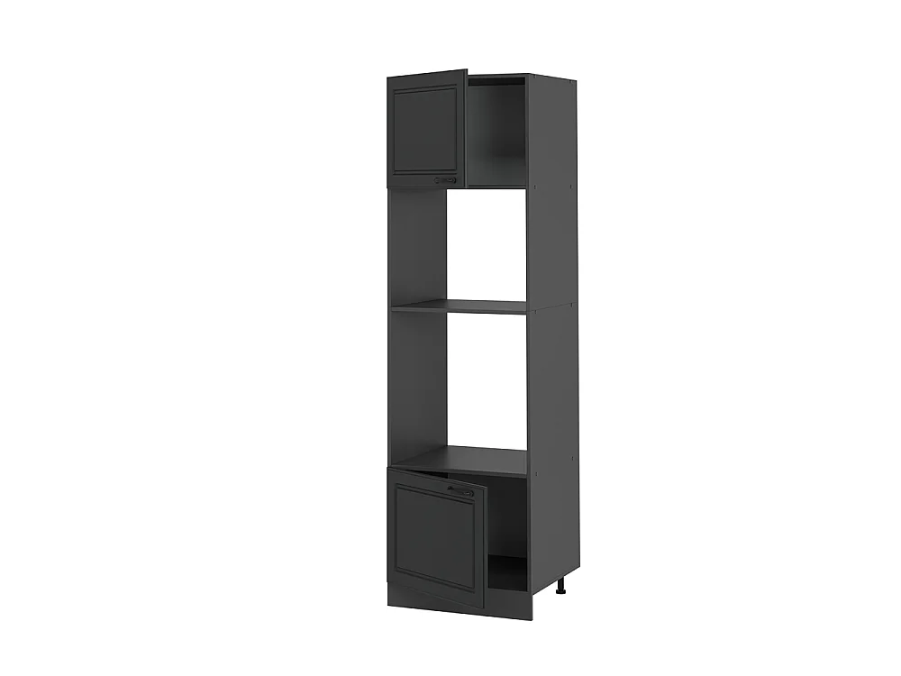 Armoire micro-ondes anthracite campagne 60x57.2x206.8 r-line