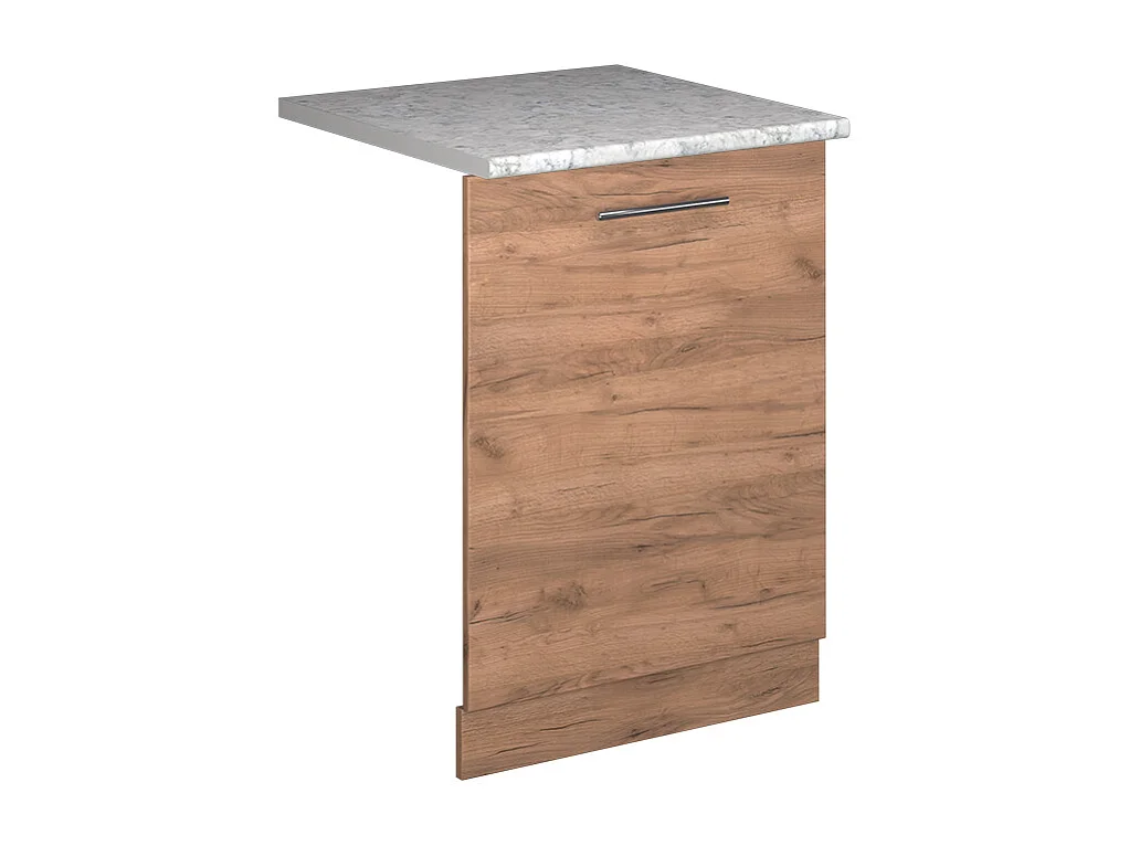 Façade de lave-vaisselle chêne de force doré 60x1.6x81.8 fame-line