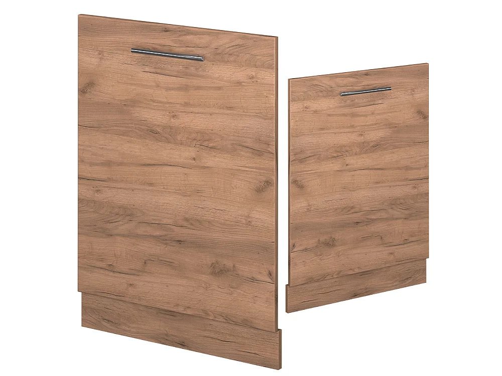 Dishwasher front panel gold power oak 60x1.6x81.8 fame-line
