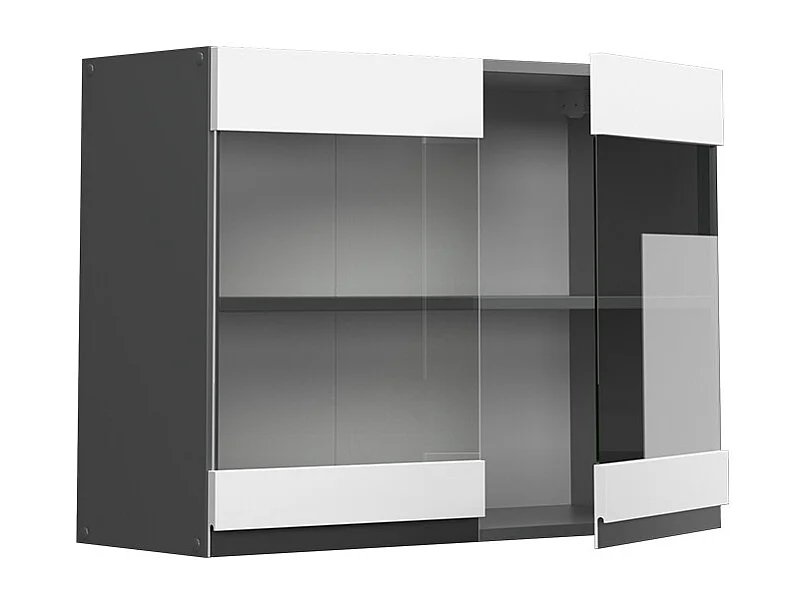 Armoire en verre blanc 80x31x60 r-line