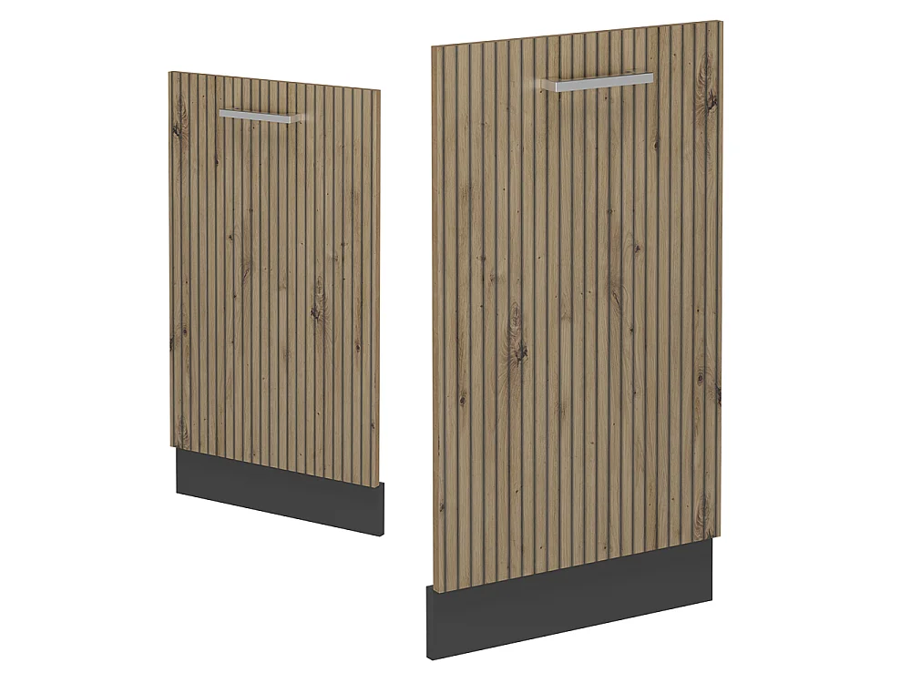 Façade de lave-vaisselle chêne artisan 45x1.6x81.8 r-line