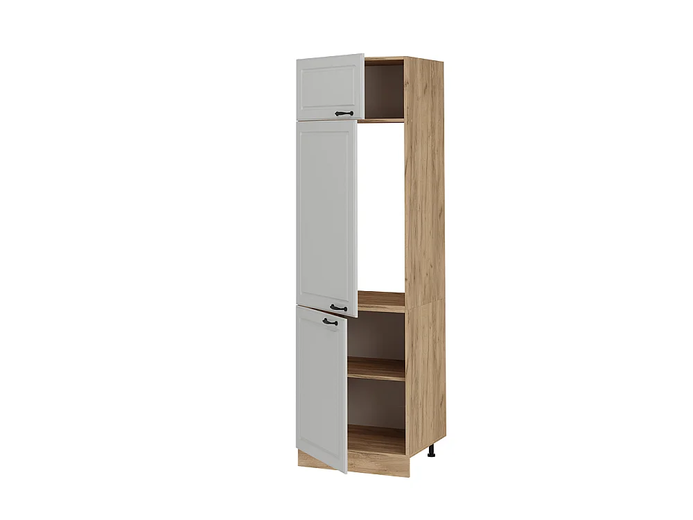 Armoire pour frigo blanc campagne 60x57.2x206.8 r-line