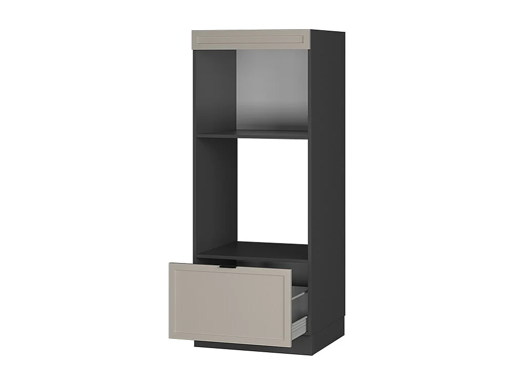 Armoire micro-ondes grisbeige 60x58.1x153.6 fame-line