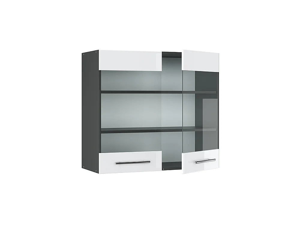 Mobile da cucina in vetro bianco lucido 80x34.1x72 fame-line