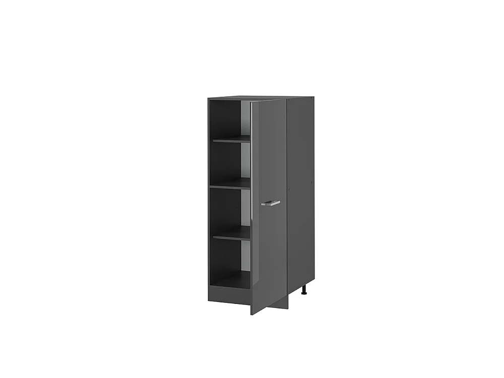 Armoire haute anthracite haute brillance 60x57x143 r-line