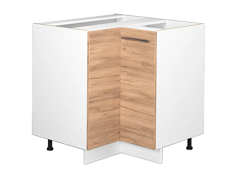 Armario de esquina roble dorado 80.5x51.6x82 fame-line