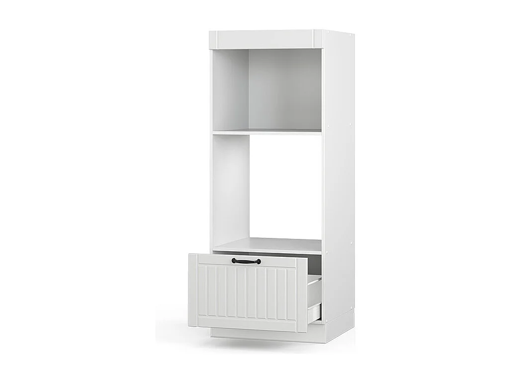 Armoire micro-ondes blanc campagne 60x58.1x153.6 fame-line