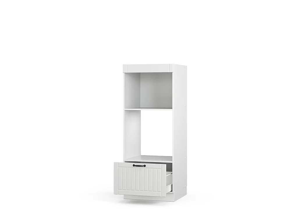 Armoire micro-ondes blanc campagne 60x58.1x153.6 fame-line