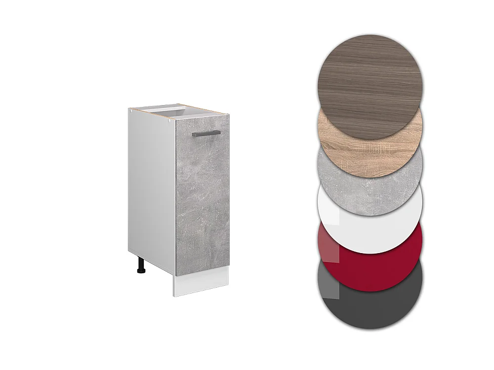 Meuble de cuisine béton 30x46x81.6 r-line