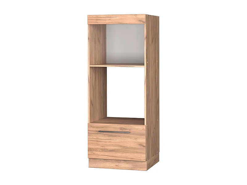 Armoire micro-ondes chêne de force doré 60x58.1x153.6 fame-line