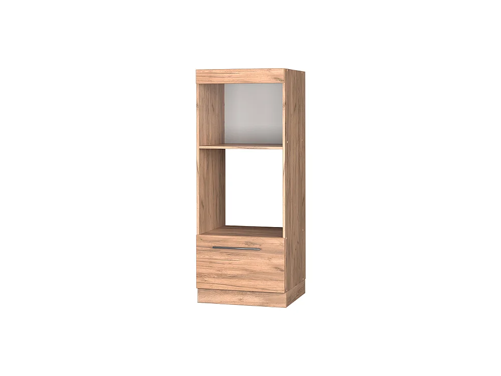 Microwave cabinet gold power oak 60x58.1x153.6 fame-line