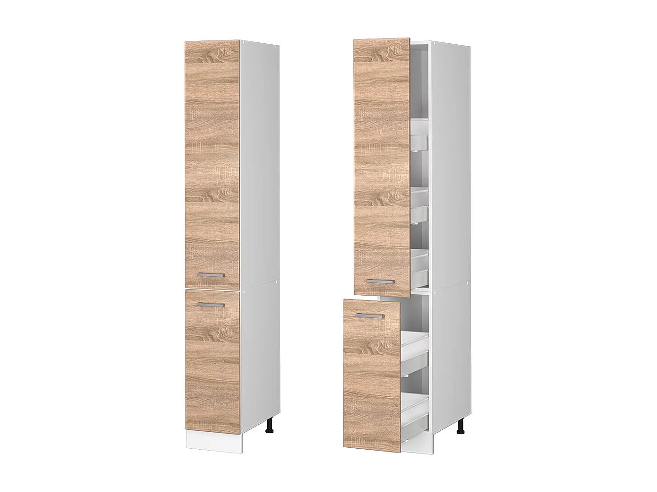 Meuble haute de cuisine sonoma 30x57.2x206.8 r-line