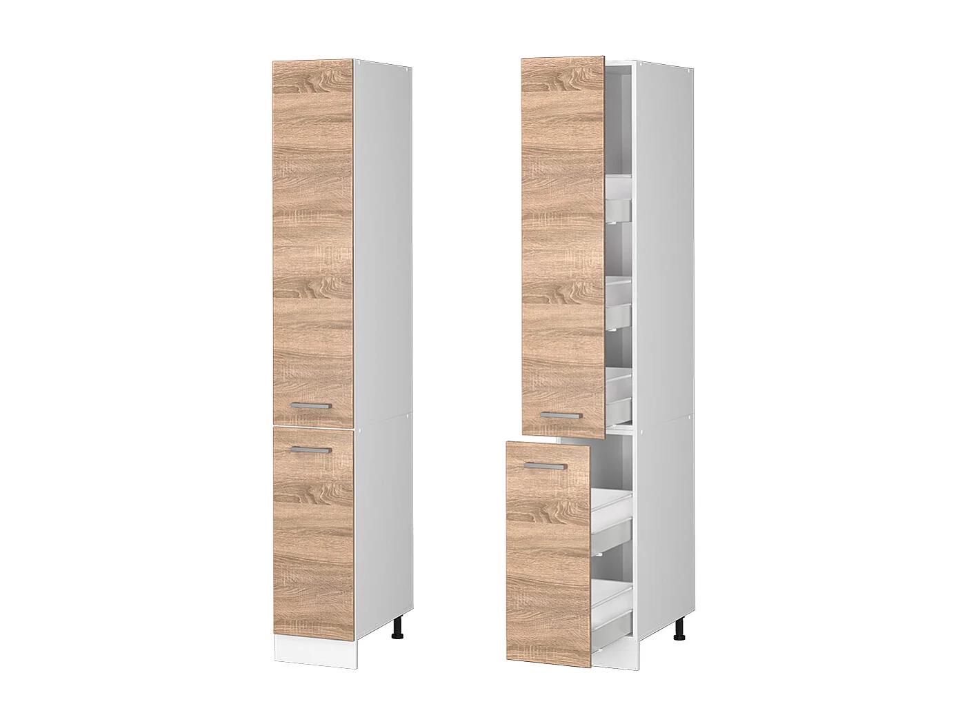 Meuble haute de cuisine sonoma 30x57.2x206.8 r-line