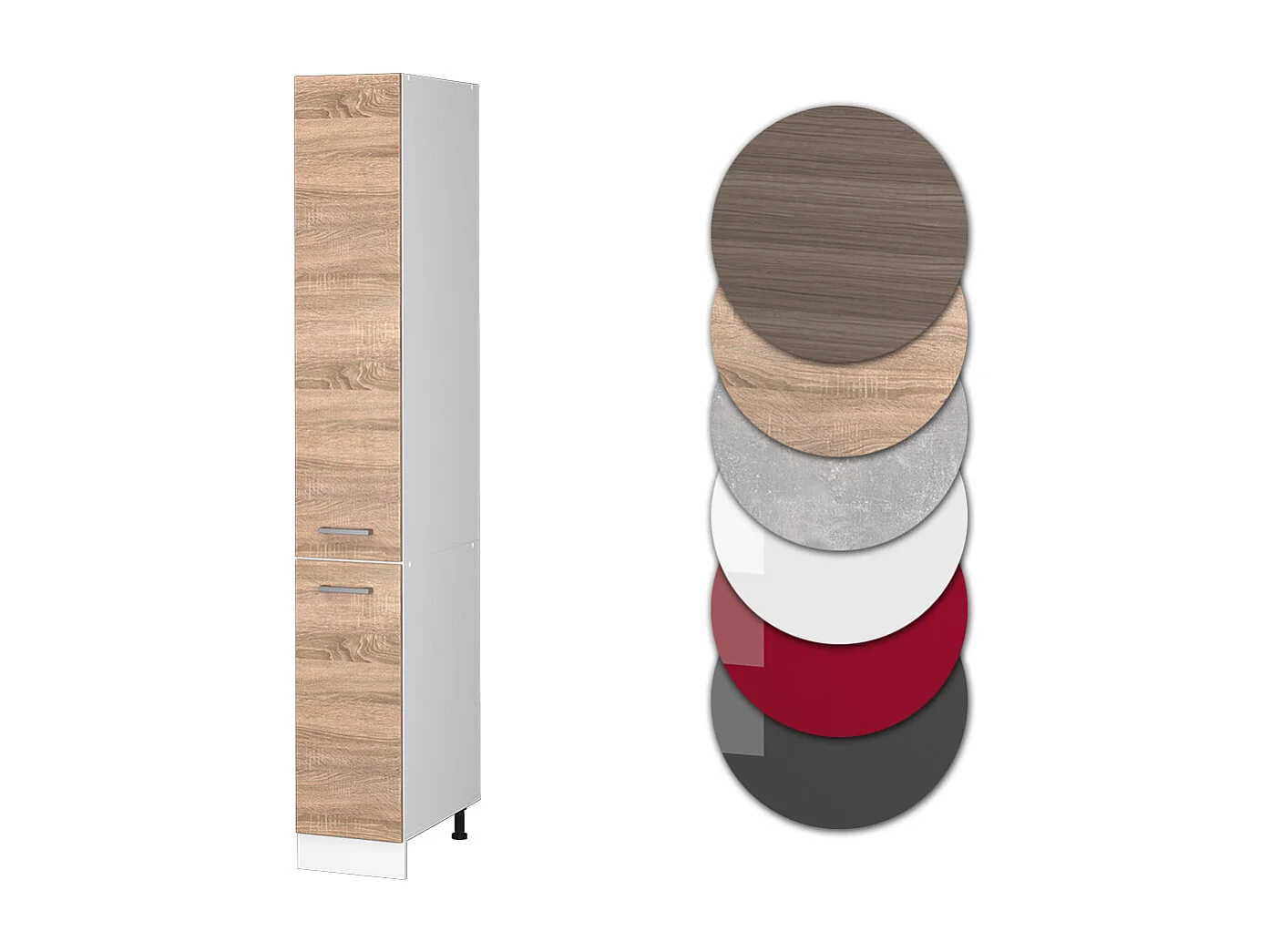 Meuble haute de cuisine sonoma 30x57.2x206.8 r-line