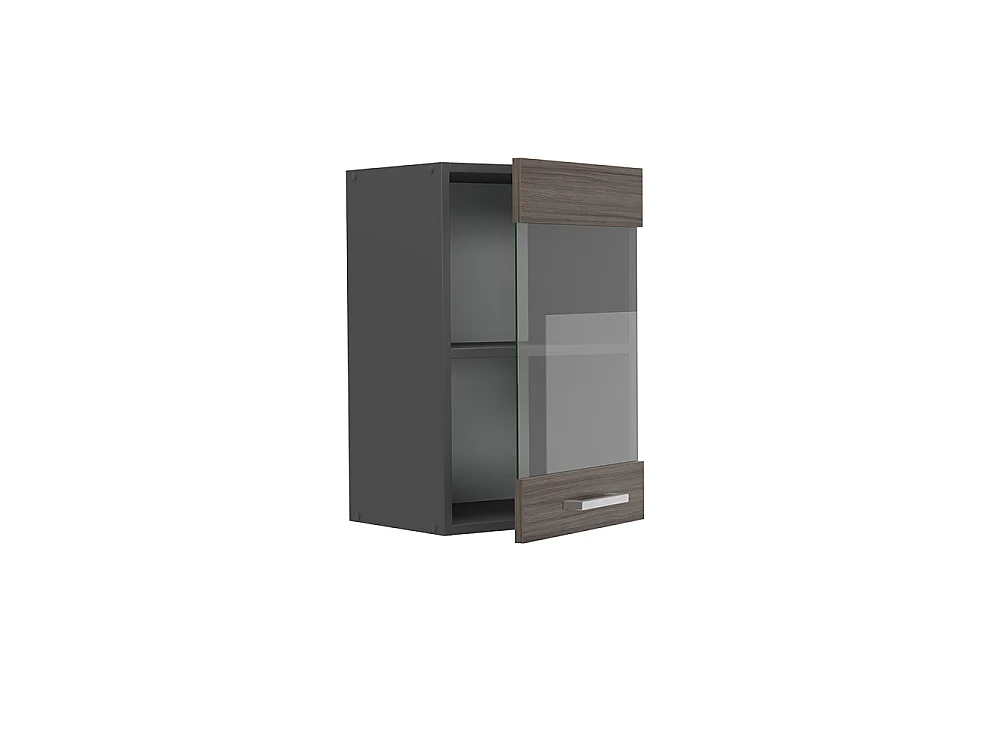 Armoire en verre gris noble 40x31x60 r-line